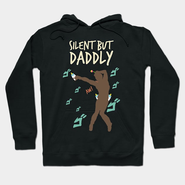 retro Silent but daddly funny edition 05 Hoodie by HCreatives